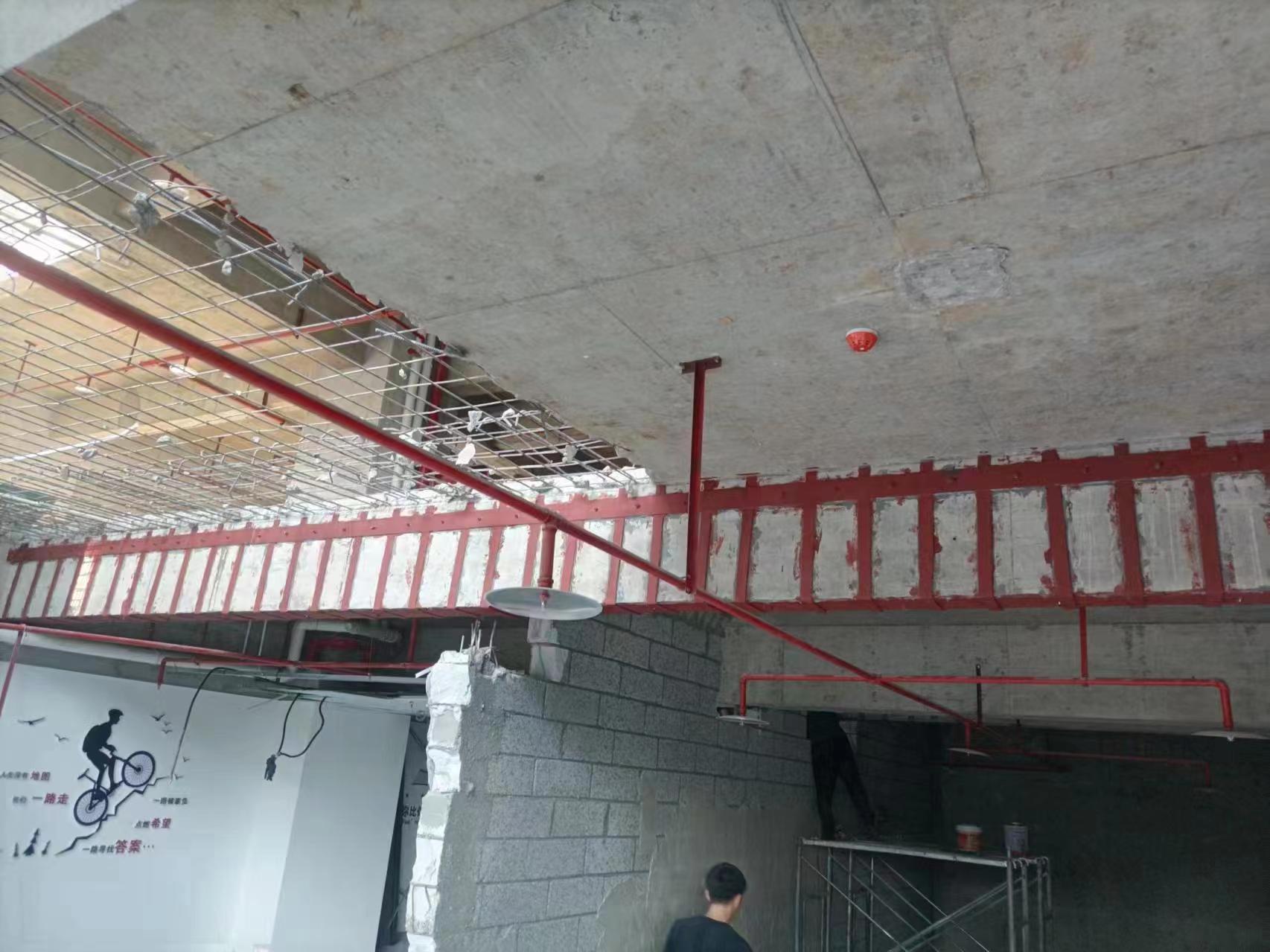 庆阳厂房新增设备楼板的承载力不足的加固方法